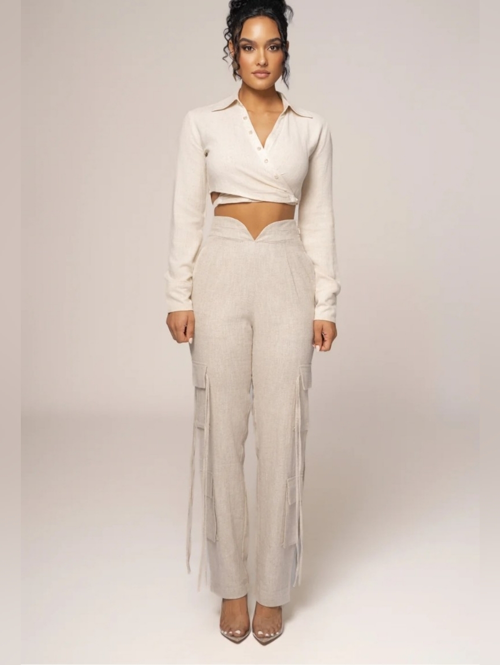 JLUXLABEL - Linen Utility Pants - Picture 4 of 5